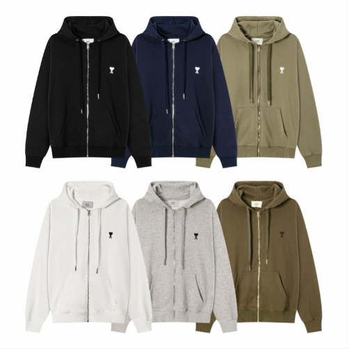 Astariva x ami zip up hoodie